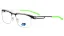 Pánská brýlová obruba Luca Martelli Sport Collection LMS 052 c1 - černá/bílá/zelená