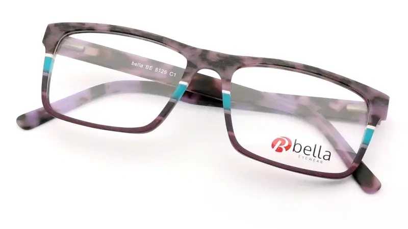 Dámská brýlová obruba Bella BE 8126 C1 - růžová/šedá/modrá