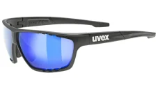 Sportovní sluneční brýle UVEX SPORTSTYLE 706 BLACK MAT / MIR.BLUE (S5320062016)