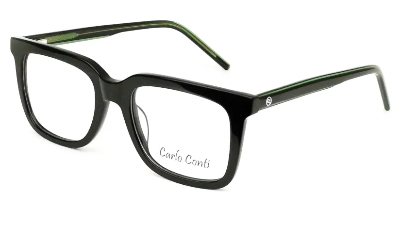 Brýlová obruba Carlo Conti A25309 C3 - černá/zelená (transparentní)