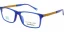 Brýlová obruba HORSEFEATHERS 3518 c2 - modrá/žlutá