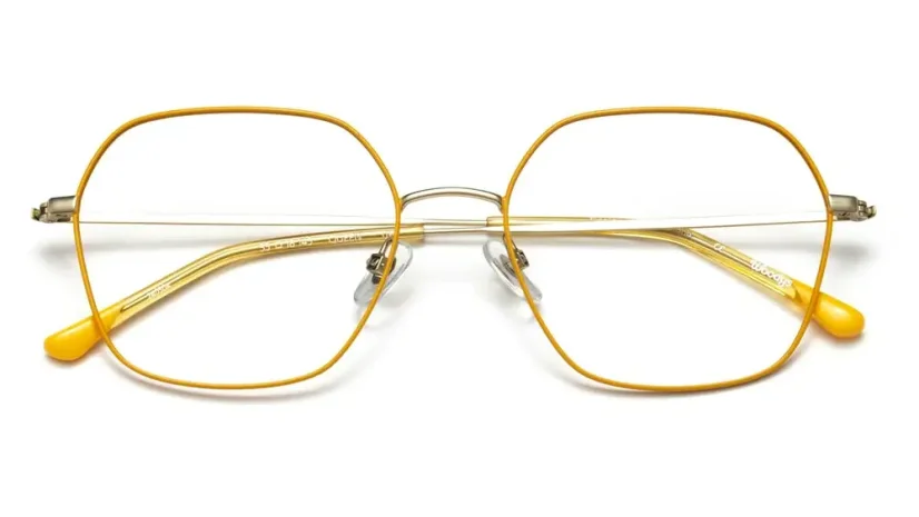 Dámská brýlová obruba Woodys 241008 QUEEN 06 - žlutá/zlatá