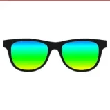 Náhradní sluneční zrcadlový klip - zelený