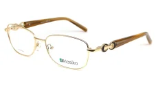 Dámská brýlová obruba - klasiko KL-9054 C3 - zlatá/hnědá Dámská brýlová obruba - klasiko KL-9054 C3 - zlatá/hnědá