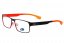 Pánská brýlová obruba Luca Martelli Sport Collection LMS 039 c4 černá/oranžová