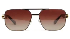 Pánské sluneční brýle EXCCES Polarized EX673-C01 - černá/zlatá