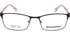 Junior brýlová obruba HORSEFEATHERS 3303 c1 - černá/červená